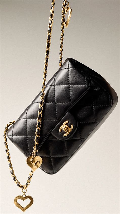 chanel small heart flap bag|mini flap bag Chanel 2021.